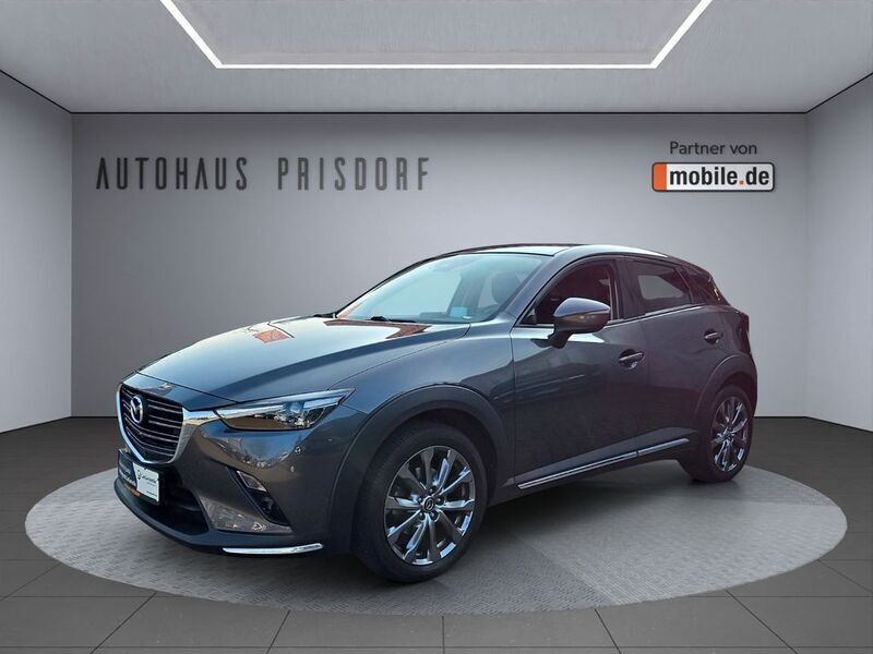 Machine gray Gebraucht 2019 Mazda CX-3 Kangei SUV | 17.950 € (Fairer Preis) - Bild 1/4