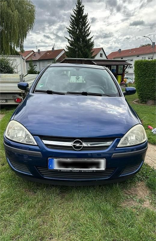 Blau Gebraucht 2004 Opel Corsa Kleinwagen | 400 € (Superpreis) - Bild 1/4