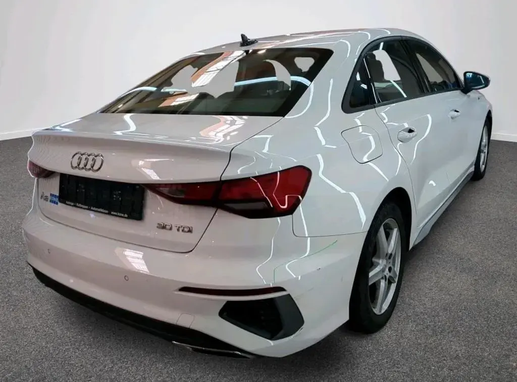 Used Audi A3 S-Line 116 HP (85 kW) 2022 White Sedan