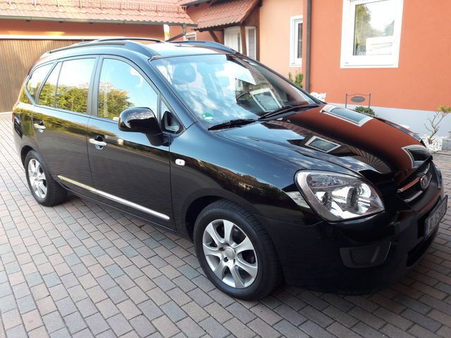 Gebraucht Kia Carens EX 190 PS (139 kW) 2007 Schwarz metallic Van / Kleinbus