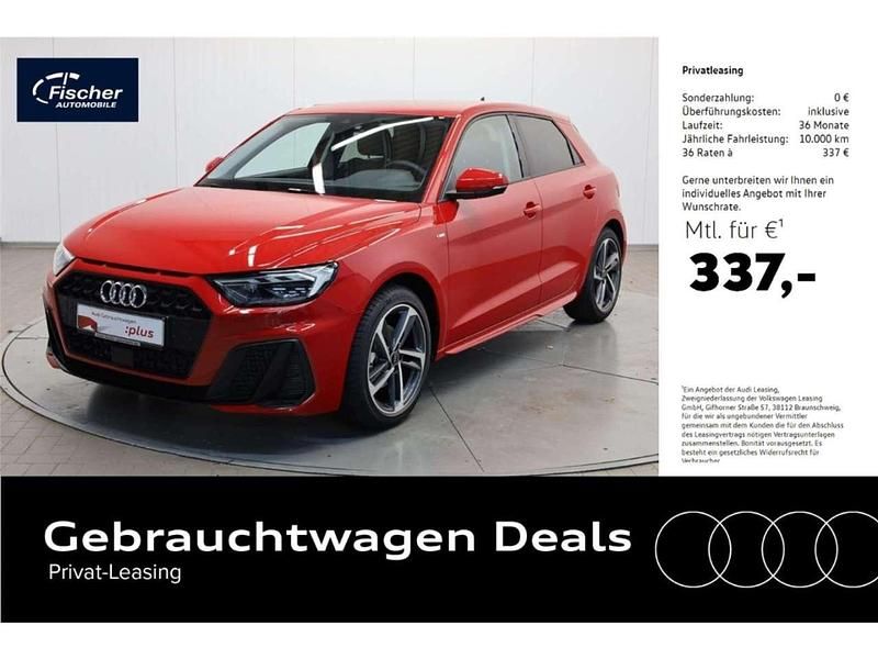 Progressivrot metallic Gebraucht 2024 Audi A1 Sportback S-Line Kleinwagen | 29.940 € (Fairer Preis) - Bild 1/4