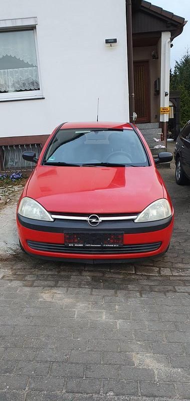 Rot Gebraucht 2003 Opel Corsa Kleinwagen | 555 € (Superpreis) - Bild 1/4