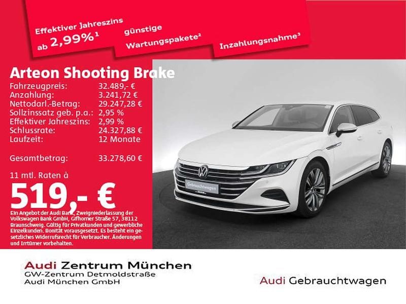 Gebraucht VW Arteon Elegance 150 PS (110 kW) 2024 Oryxweiß perlmutteffekt Kombi
