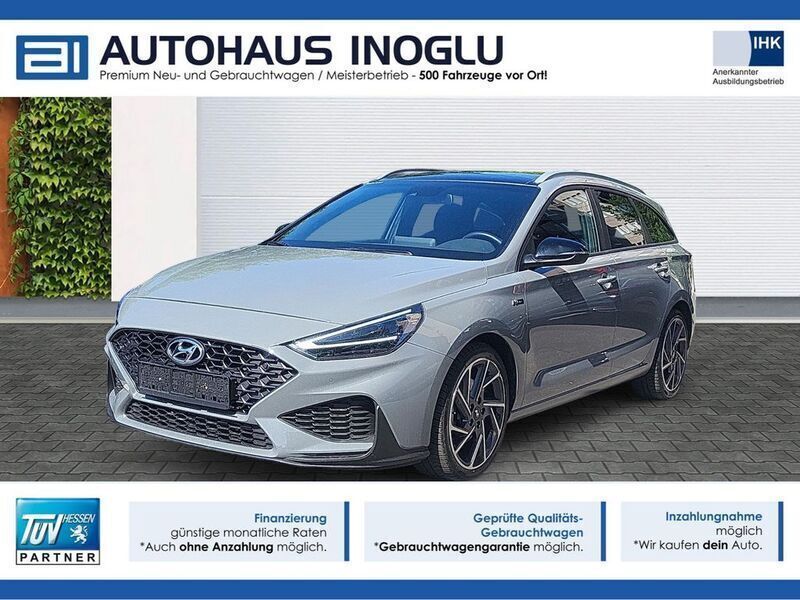 Grau shadow grey / sol Gebraucht 2024 Hyundai i30 N Line Kombi | 23.980 € - Bild 1/4