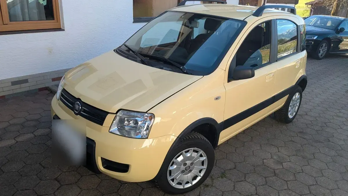Gebraucht Fiat Panda 4x4 60 PS (44 kW) 2009 Gelb Kleinwagen