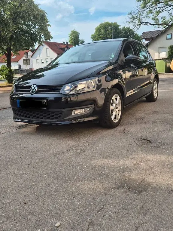 Gebraucht VW Polo Trendline 69 PS (50 kW) 2011 Schwarz Kleinwagen