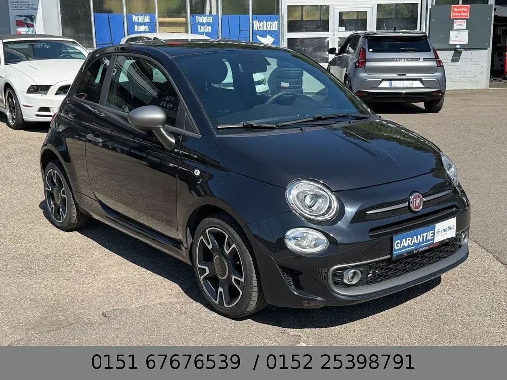 Gebraucht Fiat 500S S 86 PS (63 kW) 2019 Schwarz Kleinwagen
