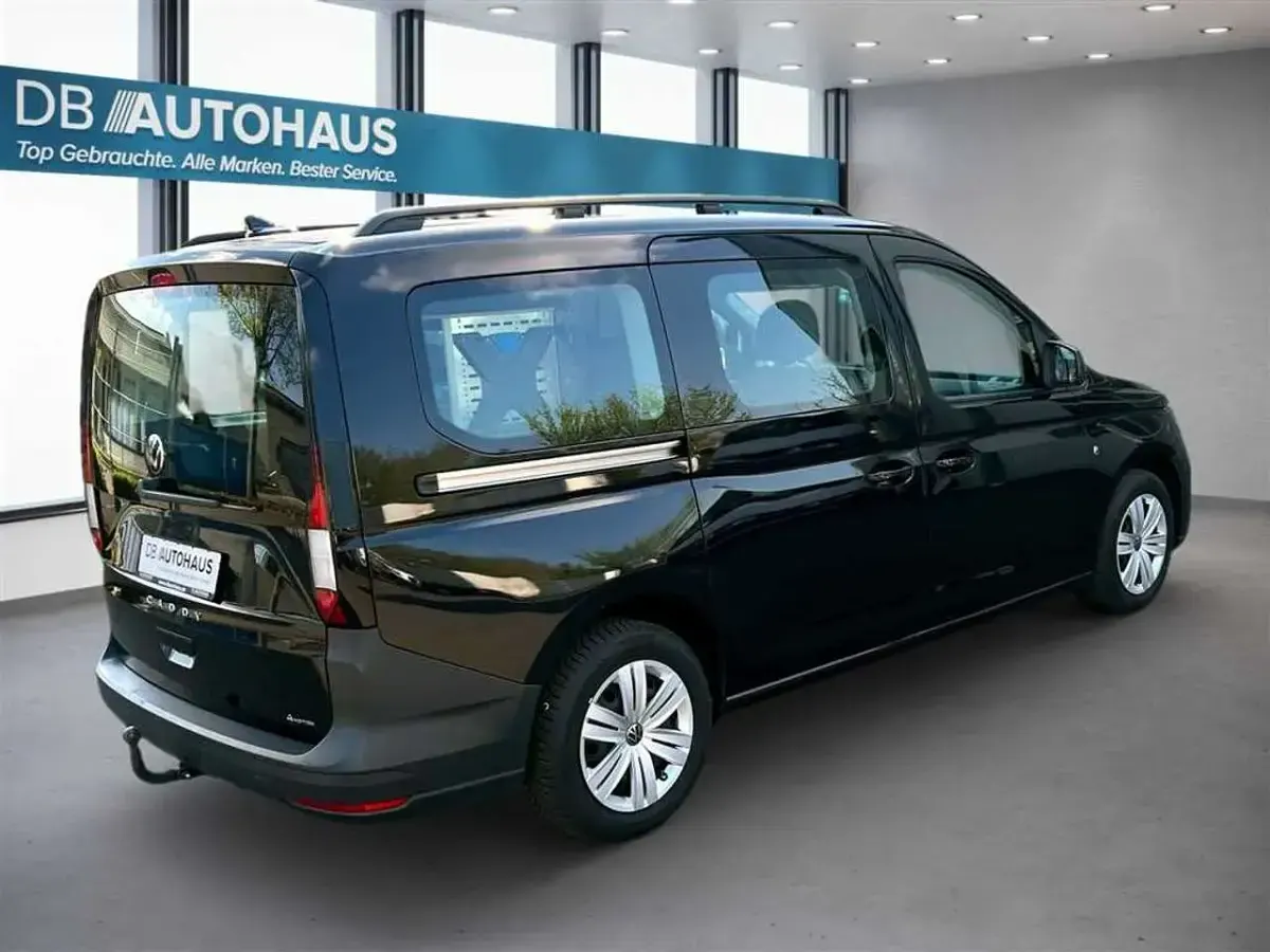 Gebraucht VW Caddy 122 PS (89 kW) 2022 Schwarz Van / Kleinbus
