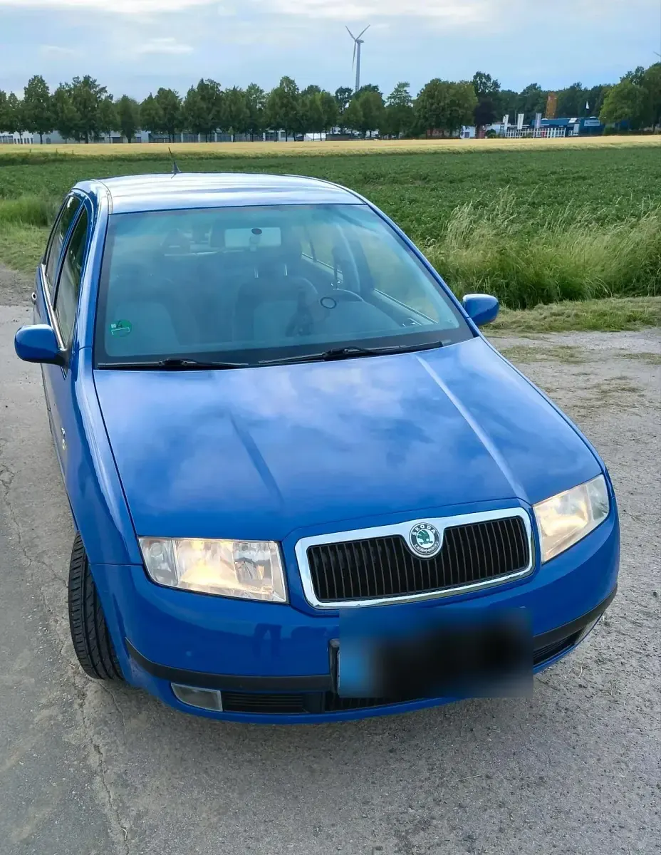 Gebraucht Skoda Fabia 75 PS (55 kW) 2000 Blau Kleinwagen