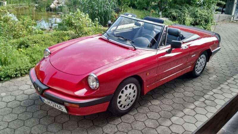 Rot Gebraucht 1990 Alfa Romeo Spider Cabrio | 17.900 € - Bild 1/4