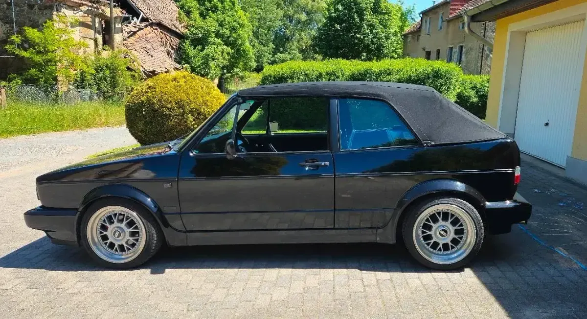 Gebraucht VW Golf Cabriolet 98 PS (72 kW) 1992 Schwarz Cabrio