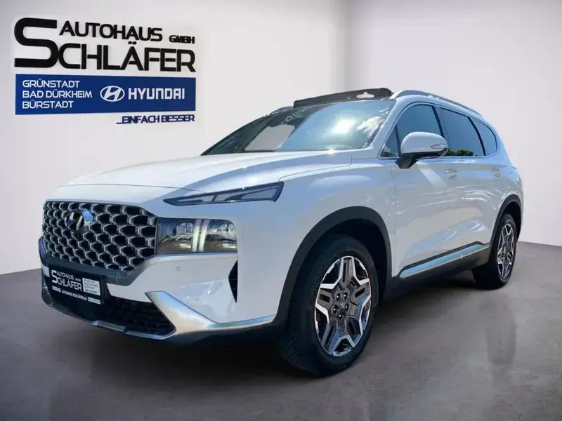 White cream / mic Gebraucht 2024 Hyundai Santa Fe Prime SUV | 41.980 € (Fairer Preis) - Bild 1/1