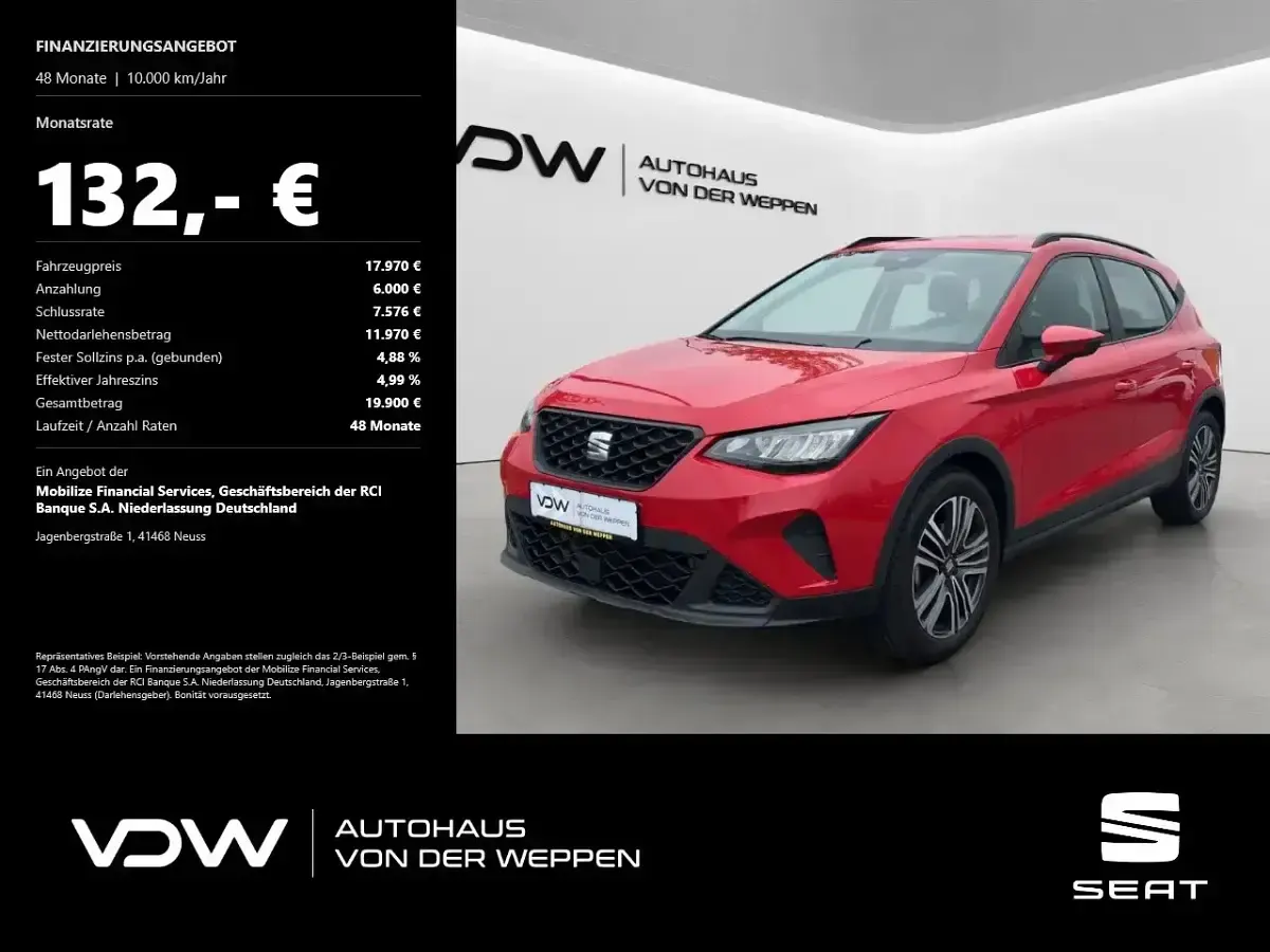 Gebraucht Seat Arona Style 116 PS (85 kW) 2024 Rot SUV