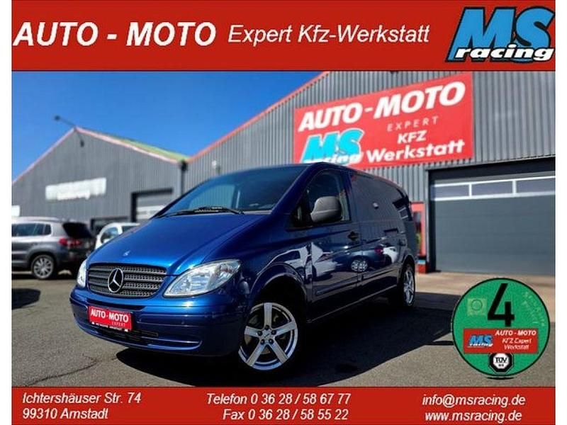 Jaspisblau metallic (metallic) Gebraucht 2008 Mercedes Vito Van / Kleinbus | 7.777 € (Fairer Preis) - Bild 1/4
