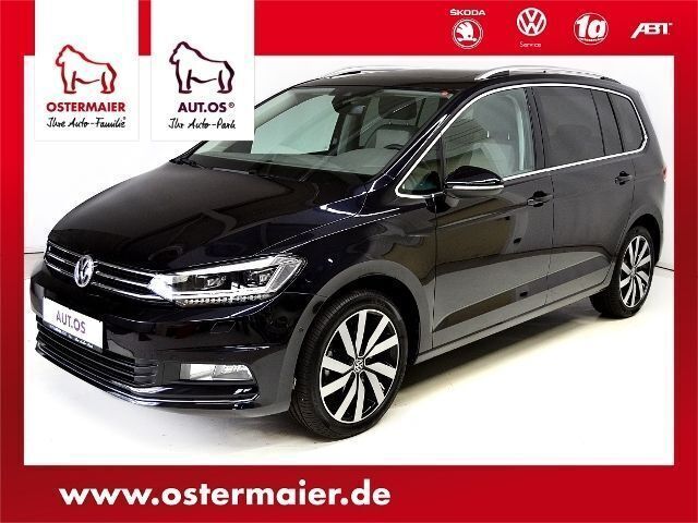 Schwarz metallic Gebraucht 2016 VW Touran Highline Van / Kleinbus | 29.660 € (Teuer) - Bild 1/4