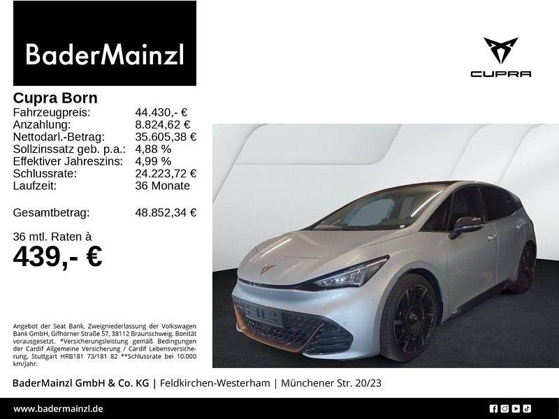 Geysirsilber Gebraucht 2025 Cupra Born VZ Kleinwagen | 44.430 € (Guter Preis) - Bild 1/3