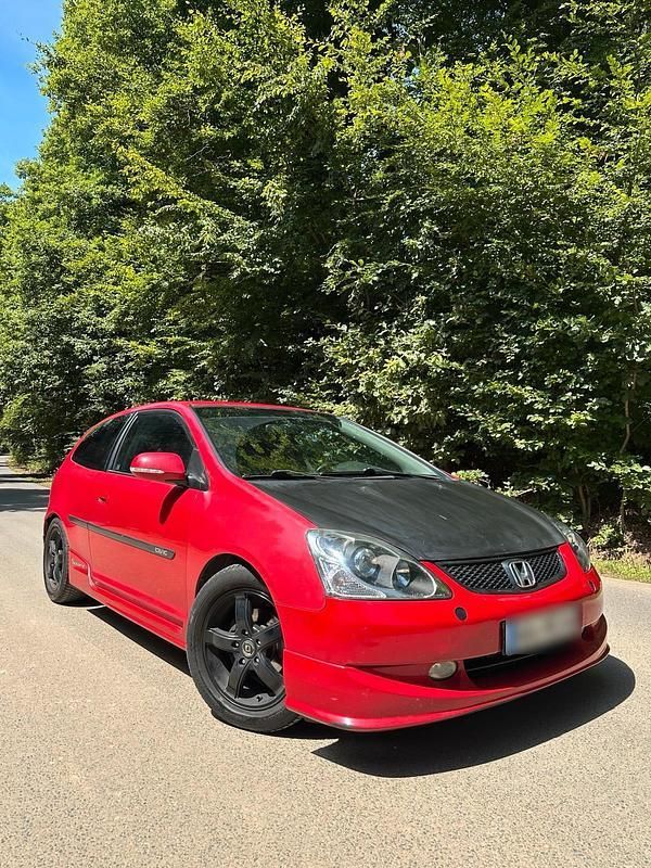 Rot Gebraucht 2004 Honda Civic Sport Kleinwagen | 2.199 € (Fairer Preis) - Bild 1/4