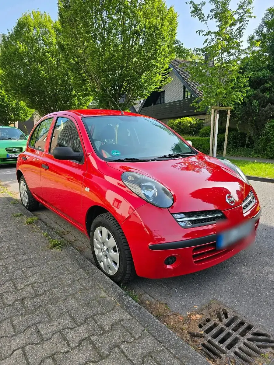 Gebraucht Nissan Micra 65 PS (47 kW) 2007 Rot Limousine