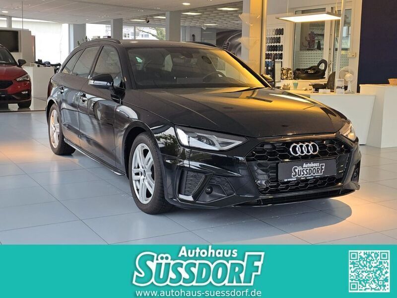 Mythosschwarz metallic Gebraucht 2023 Audi A4 S-line plus Kombi | 32.490 € (Guter Preis) - Bild 1/4