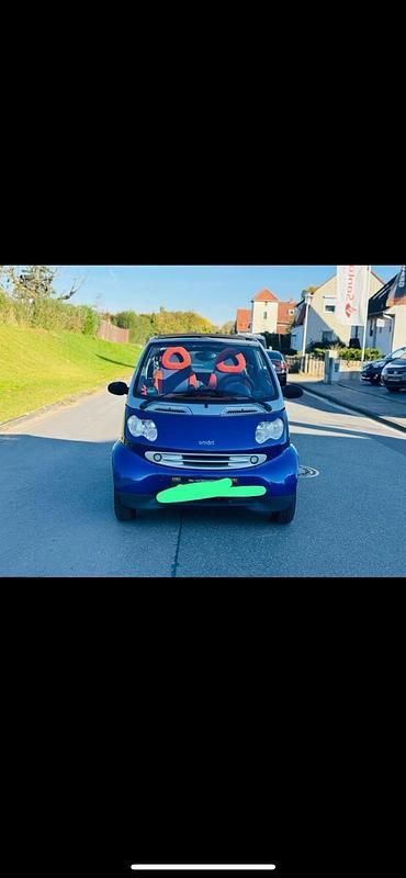 Blau Gebraucht 2000 Smart ForTwo Cabrio Cabrio | 1.900 € (Fairer Preis) - Bild 1/4