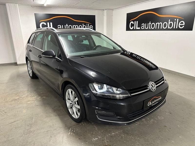 Schwarz Gebraucht 2015 VW Golf VII Highline Kombi | 7.990 € (Superpreis) - Bild 1/4
