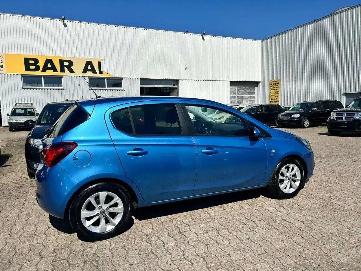 Gebraucht Opel Corsa drive 90 PS (66 kW) 2016 Blau Kleinwagen