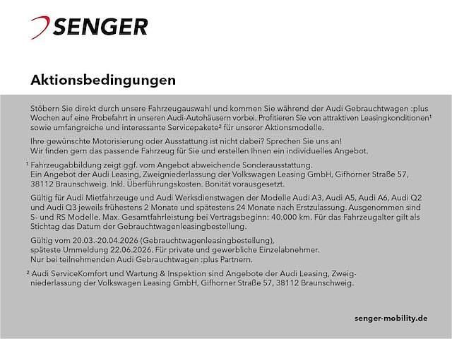 Gebraucht Audi Q2 Advanced Plus 116 PS (85 kW) 2025 Mythosschwarz SUV