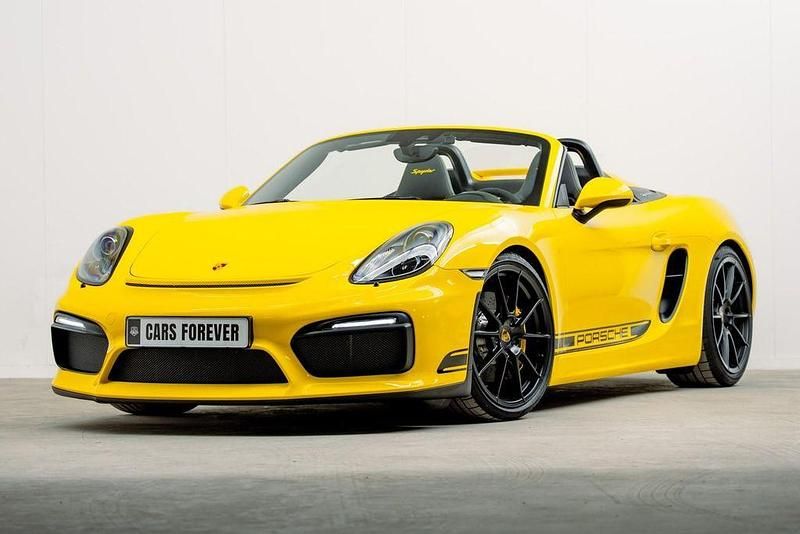 Gebraucht Porsche Boxster 375 PS (275 kW) 2016 Gelb Cabrio