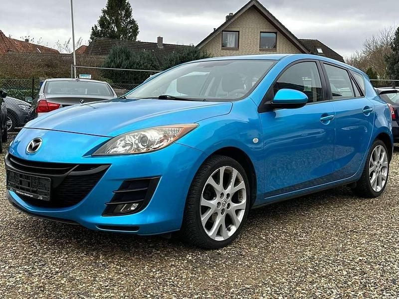 Gebraucht Mazda 3 High 105 PS (77 kW) 2009 Arktosblau metallic Kleinwagen