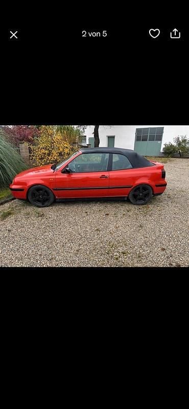 Gebraucht VW Golf Cabriolet 100 PS (73 kW) 1998 Orange Cabrio
