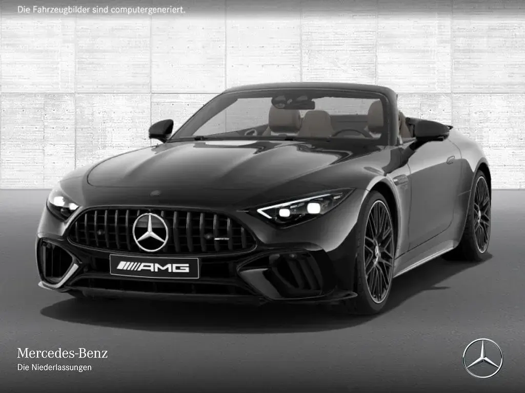 Gebraucht Mercedes SL55 AMG AMG 476 PS (350 kW) 2026 Schwarz Cabrio