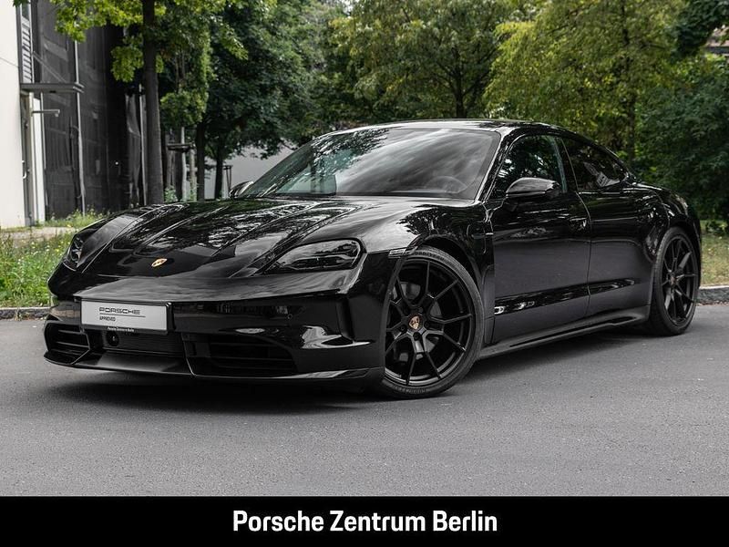 Schwarz Gebraucht 2024 Porsche Taycan Limousine | 106.550 € (Superpreis) - Bild 1/4