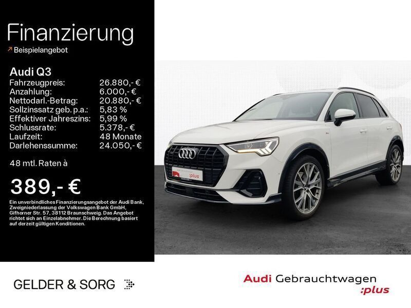 Ibisweiß Gebraucht 2019 Audi Q3 S-Line SUV | 26.880 € (Superpreis) - Bild 1/4