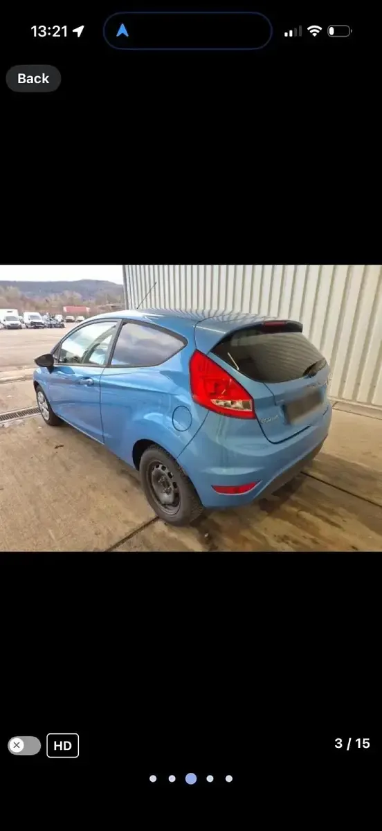 Gebraucht Ford Fiesta 90 PS (66 kW) 2010 Blau Coupé
