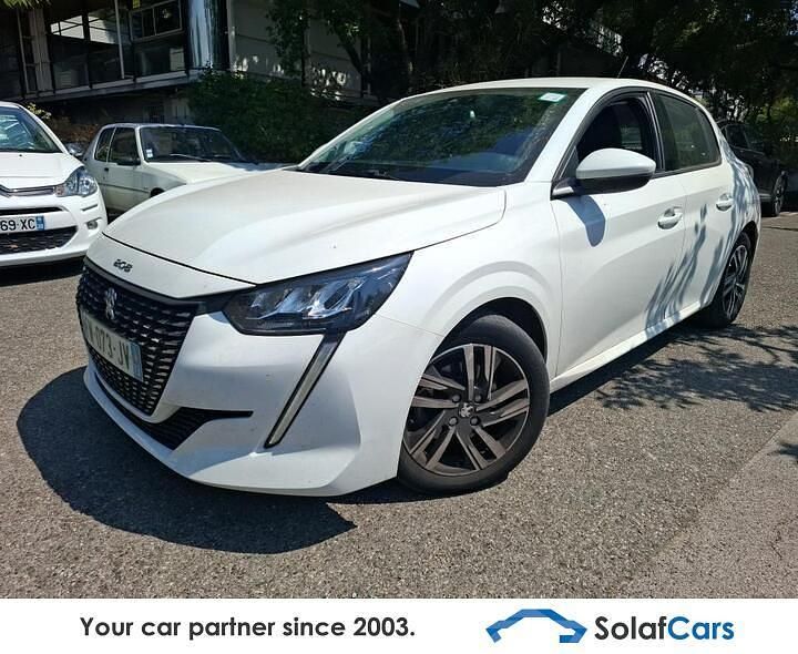 Weiß Gebraucht 2021 Peugeot 208 Allure Kleinwagen | 13.189 € (Superpreis) - Bild 1/4