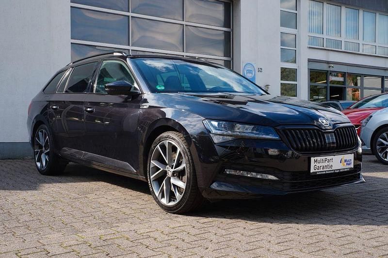 Cerna magic/black magic Gebraucht 2019 Skoda Superb SportLine Kombi | 26.900 € (Guter Preis) - Bild 1/4