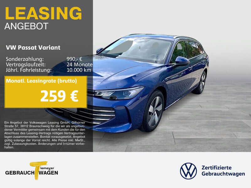 Blau Gebraucht 2024 VW Passat Business Kombi | 33.590 € (Superpreis) - Bild 1/4
