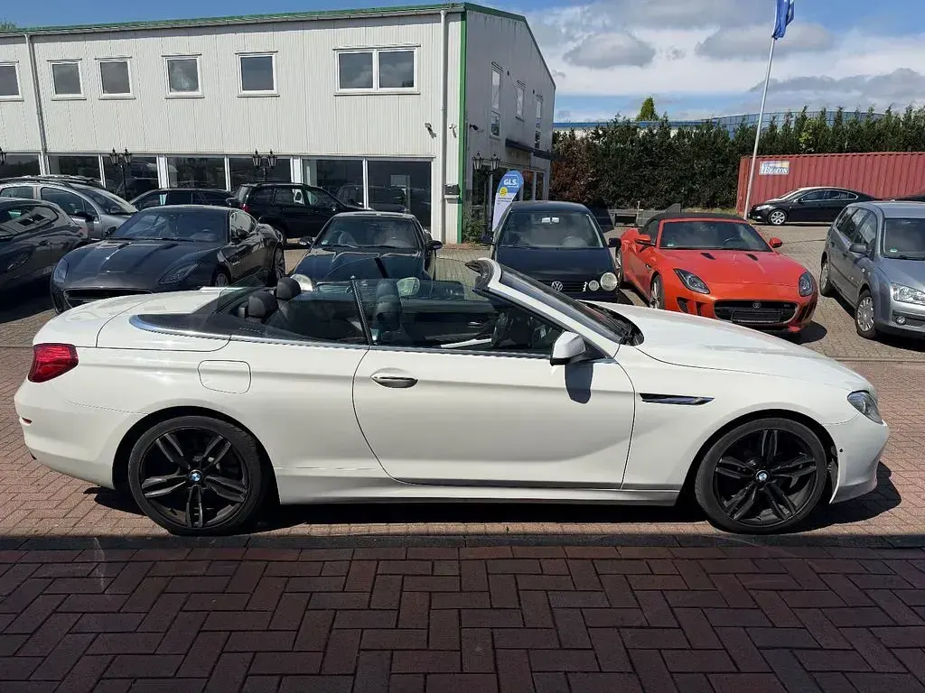 Gebraucht BMW 640 Cabriolet 320 PS (235 kW) 2012 Weiß Cabrio