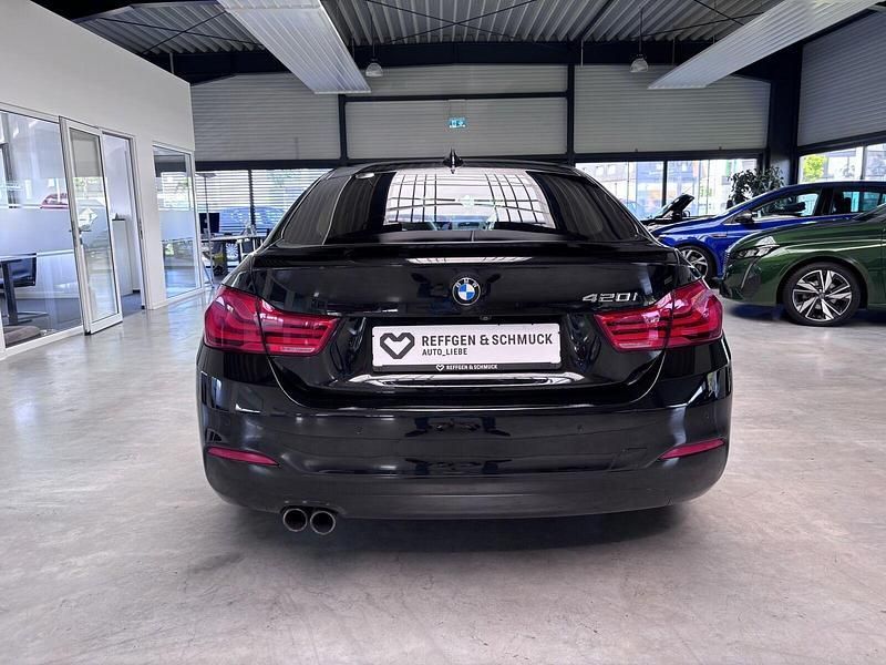 Gebraucht BMW 420 Gran Coupé Advantage 184 PS (135 kW) 2018 Black sapphire metal (metallic) Coupé