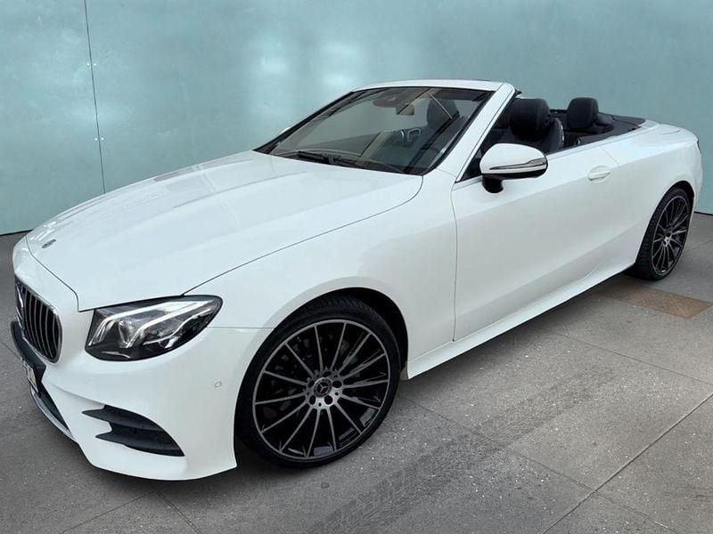 Gebraucht Mercedes E220 AMG line 194 PS (142 kW) 2019 Weiß Cabrio