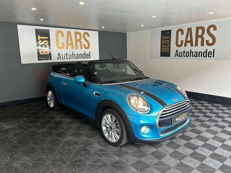 Blau Gebraucht 2017 Mini John Cooper Works Cabriolet Cabrio | 18.900 € (Fairer Preis) - Bild 1/4