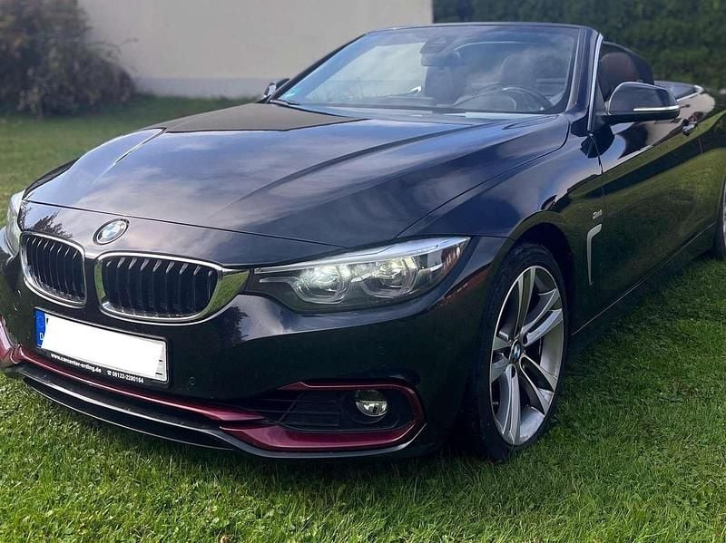 Schwarz Gebraucht 2017 BMW 430 Cabriolet Sport Line Cabrio | 27.000 € (Fairer Preis) - Bild 1/4