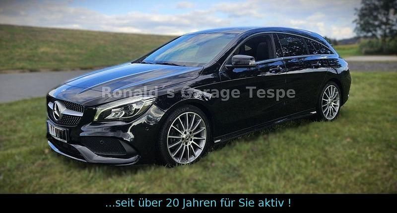 Schwarz Gebraucht 2018 Mercedes CLA180 Shooting Brake AMG line Kombi | 18.990 € (Fairer Preis) - Bild 1/4