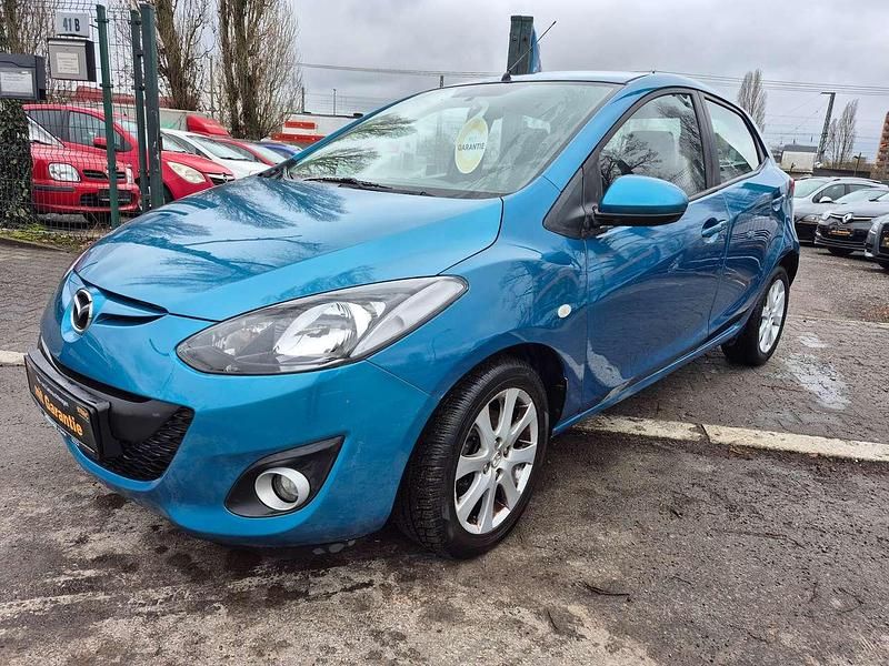 Gebraucht Mazda 2 Active 75 PS (55 kW) 2010 Faroblau metallic Kleinwagen