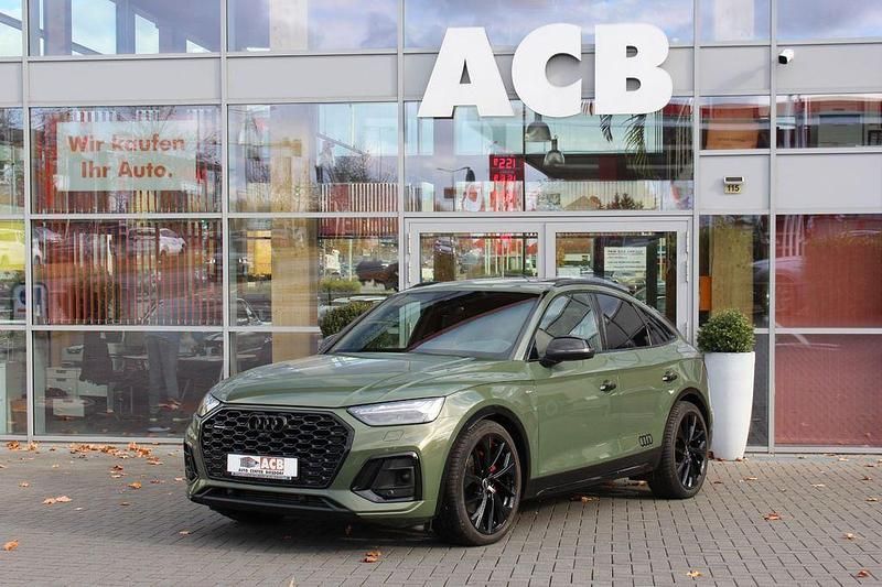 Distriktgrünmet. (metallic) Gebraucht 2022 Audi Q5 Sportback S-Line SUV | 49.900 € (Teuer) - Bild 1/4