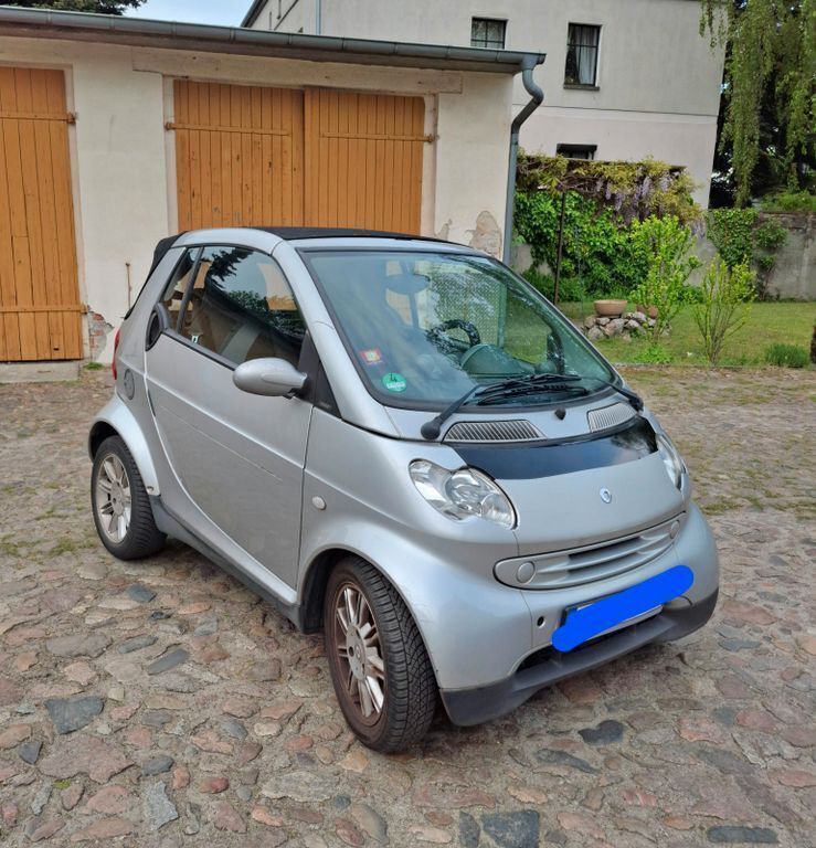 Silber Gebraucht 2004 Smart ForTwo Cabrio Cabrio | 1.000 € (Superpreis) - Bild 1/4