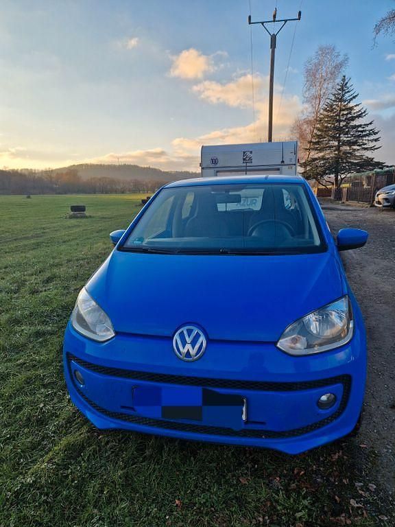 Blau Gebraucht 2015 VW up! move up! Kleinwagen | 9.100 € (Etwas zu teuer) - Bild 1/4