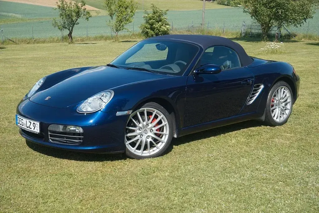 Brugt Porsche Boxster S 280 HK (205 kW) 2005 Blå Cabriolet