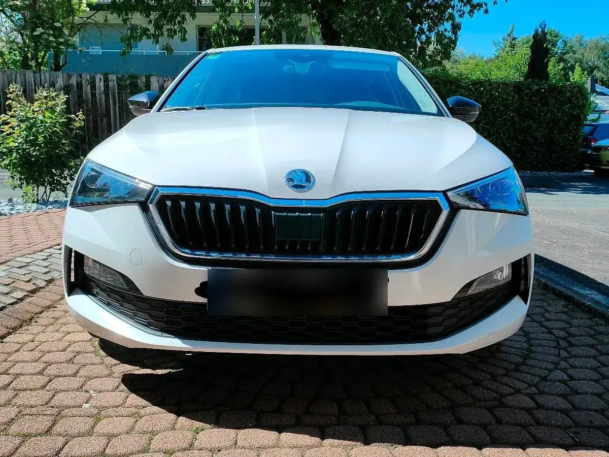 Gebraucht Skoda Scala 150 PS (110 kW) 2019 Weiß Kleinwagen