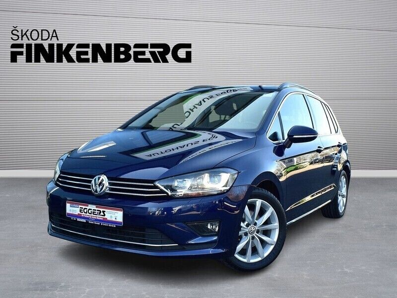Blau Gebraucht 2017 VW Golf Sportsvan Highline Van / Kleinbus | 15.780 € (Fairer Preis) - Bild 1/4